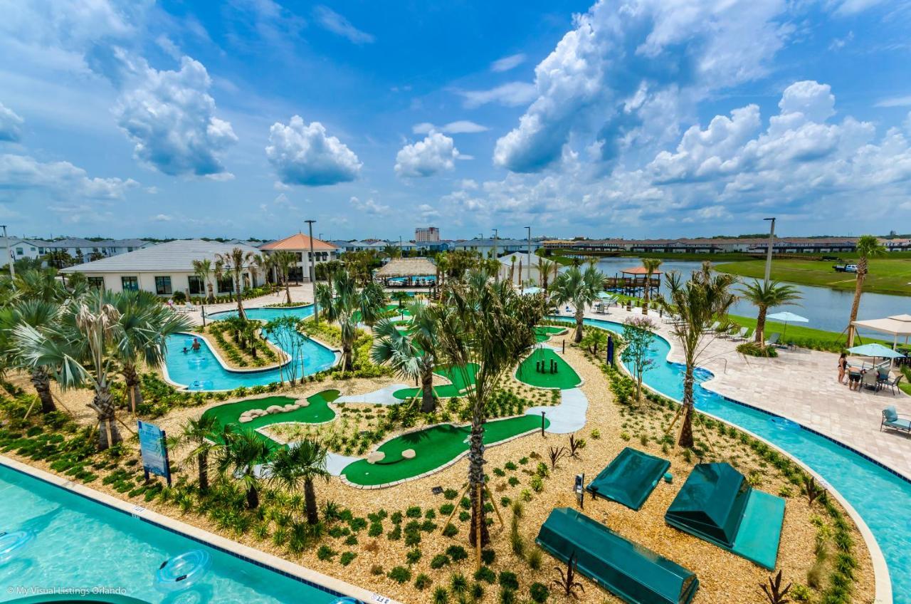 Modern Townhome Wprivate Pool Free Water Park Kissimmee Exterior foto